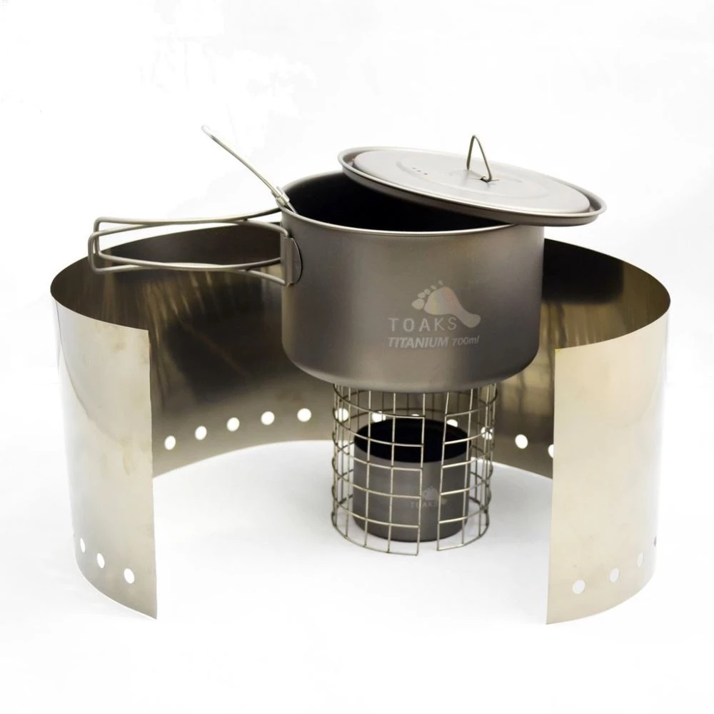 Cookers & Stoves Toaks Ultralight Titanium Stove & 700ml Pot Set