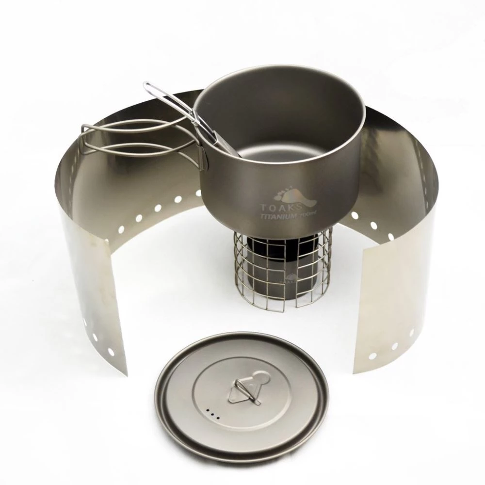 Cookers & Stoves Toaks Ultralight Titanium Stove & 700ml Pot Set