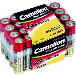 Batteries & Accessories Camelion Plus Alkaline AA Batteries 24Pk