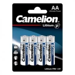 Camelion Lithium AA Batteries 4Pk Batteries & Accessories