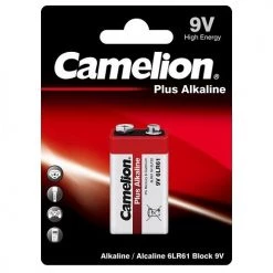 Camelion Plus Alkaline 9V Battery - Single Batteries & Accessories