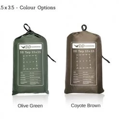 DD Hammocks Tarp 3.5 X 3.5 - Coyote Brown