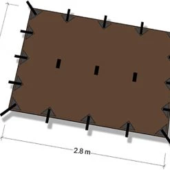 Tarps DD Hammocks Tarp Small 2.8 X 1.5m