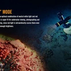 Fenix SD11 1000 Lumen Dive Torch Camp / Tramp