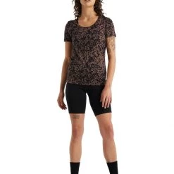 Icebreaker Women's Tech Lite II SS Scoop Forest Shadows