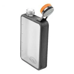 Camp Kitchen GSI Boulder 10 Hip Flask, Graphite 295ml
