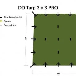 Tarps DD Hammocks 3x3 PRO Tarp