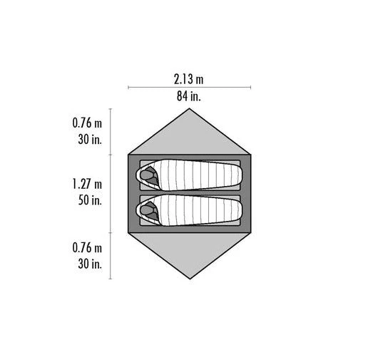 MSR Hubba Hubba 2 - 2 Person Tent Camp / Tramp