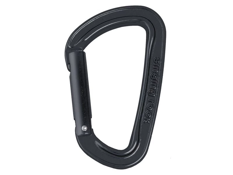 Climb Singing Rock Extasy Straight Gate Carabiner Black