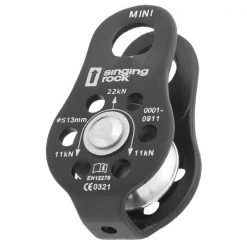 Singing Rock Mini Roll Pulley Black