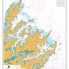 Land Information Nz LINZ Hydrograpic Chart #615 - Marlborough Sounds Maps