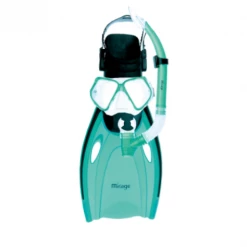 Hunt / Fish / Watersports Mirage Nomad Mask, Snorkel & Fin Set