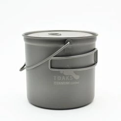 Pots, Pans & Kettles Toaks Titanium 1100ml Pot With Bail Handle