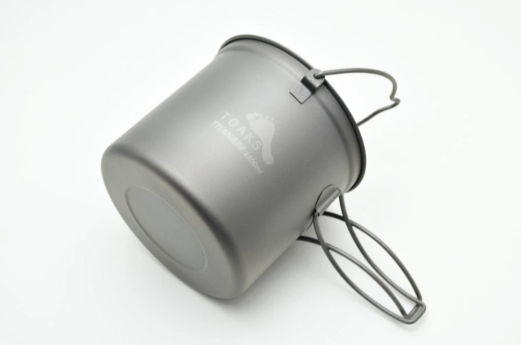Pots, Pans & Kettles Toaks Titanium 1100ml Pot With Bail Handle