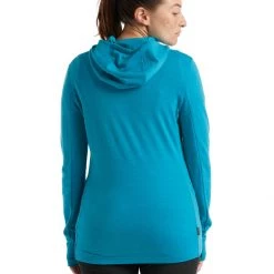 Icebreaker Women's Quantum III LS Zip Hoodie Clothing