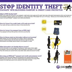 Pacsafe RFIDSleeve 25, Blocking Credit Sleeve X 2