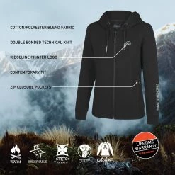 Ridgeline Womens Bonded Hoodie