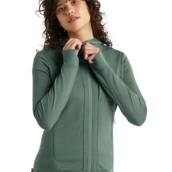 Icebreaker Women's Quantum III LS Zip Hoodie Clothing
