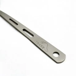 Utensils Toaks Titanium Short Handle Spoon, Polished Bowl