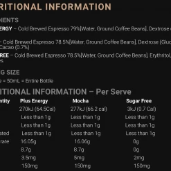 Supplements Fixx Cold Brew Coffee Shot, 50ml