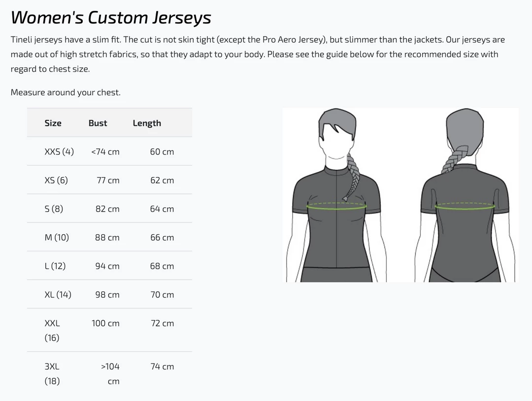 Tineli Women's Aspect Cycling Jersey