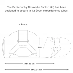 Apidura Backcountry Downtube Pack 1.8L
