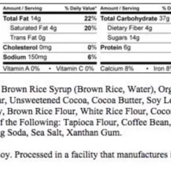 JoJé Gluten Free Bars, Espresso Chocolate Almond