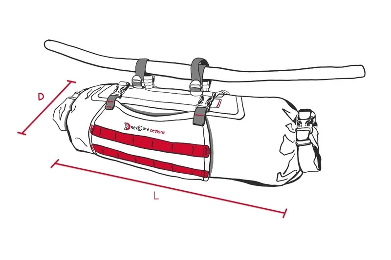 Revelate Designs Sweetroll Waterproof Bar Carrying System Bikepacking Gear