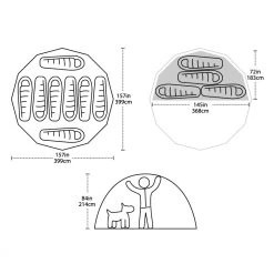 Big Agnes Guard Station 8 Basecamp Tent Tents