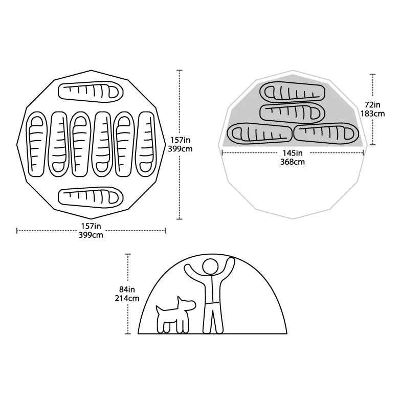 Big Agnes Guard Station 8 Basecamp Tent Tents