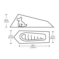 Big Agnes Three Wire Bivy Camp / Tramp