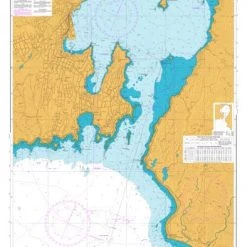 Land Information Nz LINZ Hydrograpic Chart #4633 - Wellington Harbour Maps