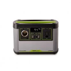 Goal Zero Yeti 200X Portable Power Station Solar Charging & Power Storage