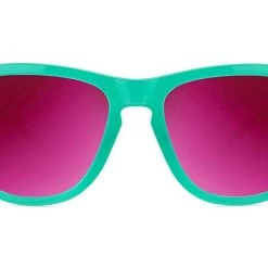 Knockaround Premiums Sport Polarized Sunglasses, Aquamarine/Fuchsia