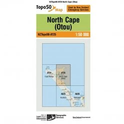 Land Information Nz NZ Topo 50 Map AT25 North Cape