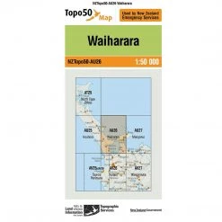 Land Information Nz NZ Topo 50 Map AU26 Waiharara Maps