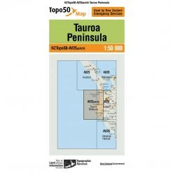 Land Information Nz NZ Topo 50 Map AV25 Tauroa Peninsula Maps