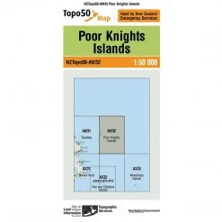 Land Information Nz NZ Topo 50 Map AW32 Poor Knights Islands