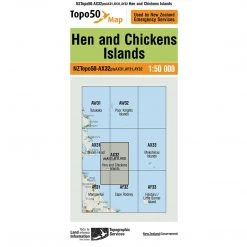 Land Information Nz Maps NZ Topo 50 Map AX32 Hen And Chickens Islands