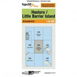 Land Information Nz NZ Topo 50 Map AY33 Little Barrier Island