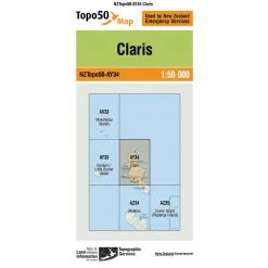 Land Information Nz NZ Topo 50 Map AY34 Claris Maps