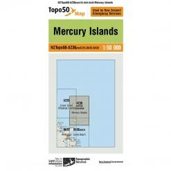 Land Information Nz NZ Topo 50 Map AZ36 Mercury Islands
