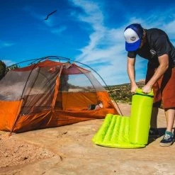 Sleeping Big Agnes Pumphouse Ultra Dry Sack Mat Pump - Lime
