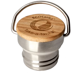 Ecotanka Bamboo & Stainless Steel Flat Lid Hydration