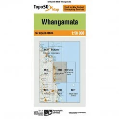 Land Information Nz NZ Topo 50 Map BB36 Whangamata
