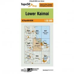 Land Information Nz NZ Topo 50 Map BD36 Lower Kaimai