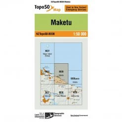 Land Information Nz NZ Topo 50 Map BD38 Maketu