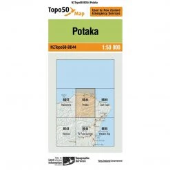 Land Information Nz Maps NZ Topo 50 Map BD44 Potaka