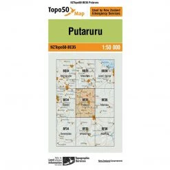 Land Information Nz NZ Topo 50 Map BE35 Putaruru
