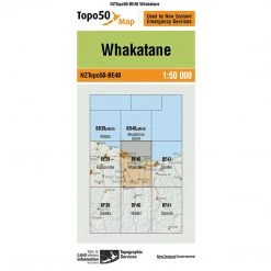 Land Information Nz NZ Topo 50 Map BE40 Whakatane Maps